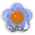 Попсокет для смартфона Cartoon Блискучі вода квітка блакитна 1347676
