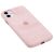 Чохол для iPhone 11 Alcantara 360 рожевий пісок 1360640