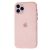 Чохол для iPhone 11 Pro Alcantara 360 рожевий пісок 1360750