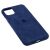 Чохол для iPhone 11 Pro Max Alcantara 360 темно-синій 1360841