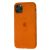 Чохол для iPhone 11 Pro Max Alcantara 360 помаранчевий 1360833