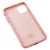 Чохол для iPhone 11 Pro Max Alcantara 360 рожевий пісок 1360822