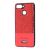 Чохол для Xiaomi Redmi 6 Leather + блискітки червоний 1374360