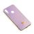 Чохол для Xiaomi Redmi 7 Rainbow glass з лого фіолетовий 1375853