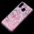 Чохол для Samsung Galaxy A20 / A30 Блиск вода рожевий рожеві квіти 1385257