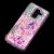 Чохол для Samsung Galaxy A6+ 2018 (A605) вода рожевий "рожево-фіолетові квіти" 1387763