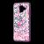Чохол для Samsung Galaxy A6 2018 (A600) Блиск вода рожевий "рожеві квіти" 1387701