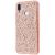 Чохол для Samsung Galaxy M20 (M205) Shining sparkles з блискітками рожево-золотистий 1393577