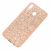 Чохол для Samsung Galaxy M20 (M205) Shining sparkles з блискітками рожево-золотистий 1393576