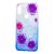 Чохол для Xiaomi Redmi Note 6 Pro Glamour ambre фіолетові "квіти" 1397872