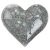 Попсокет для смартфона Cartoon Блиск вода Heart сріблястий 1456393