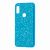 Чохол для Xiaomi Redmi Note 6 Pro Shining sparkles з блискітками синій 1465023