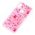 Чохол для Xiaomi Redmi Note 6 Pro блискітки вода рожевий "рожеві квіти" 1465368