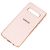 Чохол Samsung Galaxy S10+ (G975) Silicone case (TPU) рожево-золотистий 1487338