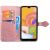 Чохол книжка для Samsung Galaxy A01 (A015) "Art з візитницею" рожевий 1510559