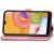 Чохол книжка для Samsung Galaxy A01 (A015) "Art з візитницею" рожевий 1510560