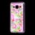Чохол для Samsung Galaxy J3 2016 (J320) Flowers Confetti "рожеві квіти" 1513254