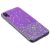 Чохол для iPhone Xr блискітки + popsocket "світло фіолетовий" 1517048