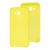 Чохол для Samsung Galaxy J7 (J700) Silky Soft Touch лимонний 1521280