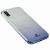 Чохол для iPhone X / Xs Swaro glass сріблясто-синій 1524699