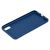 Чохол Skyqi для iPhone X / Xs плетінка синій 1548622