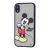 Чохол для iPhone Xr Picture shadow matte Mickey Mouse чорний 1559484