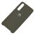 Чохол для Huawei P30 Silky Soft Touch "темно-оливковий" 1600248