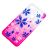 Чохол для Xiaomi Mi 8 Lite Glamour ambre рожевий "квіти" 1660866
