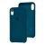 Чохол Silicone для iPhone Xr Premium case pacific green 1677719