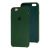 Чохол Silicone для iPhone 6 / 6s case army green 1716903