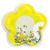 Попсокет для смартфона Cartoon Блискучі вода квітка жовта 1719654