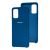 Чохол для Samsung Galaxy S20+ (G985) Silky Soft Touch "синій" 1740032