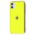 Чохол для iPhone 11 Original glass жовтий 1753518