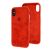 Чохол для iPhone X/Xs Alcantara 360 червоний 1760789