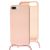 Чохол для iPhone 7 Plus / 8 Plus Lanyard with logo pink sand 1767550