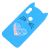 3D чохол для Xiaomi Redmi Note 6 Pro кіт з блискітками блакитний 1804856