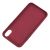 Чохол Carbon New для iPhone Xs Max темно-червоний 1807923