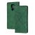 Чохол книжка Business Leather для Xiaomi Redmi Note 9 зелений 1807314