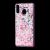Чохол для Samsung Galaxy M20 (M205) Блиск вода рожевий "рожеві квіти" 1833211