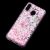 Чохол для Samsung Galaxy M20 (M205) Блиск вода рожевий "рожеві квіти" 1833210
