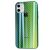 Чохол для iPhone 11 Carbon Gradient Hologram зелений 1833580