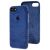 Чохол для iPhone 7/8 Alcantara 360 синій 1841811
