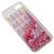 Чохол для iPhone 7/8 блискітки вода рожевий "кольорові ананасики" 1842755