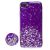 Чохол для iPhone 7 / 8 блискітки + popsocket фіолетовий II 1859063