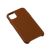 Чохол для iPhone 11 Leather сase (Leather) коричневий 1966009