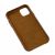 Чохол для iPhone 11 Leather сase (Leather) коричневий 1966010