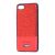 Чохол для Xiaomi Redmi 6A Leather + блискітки червоний 2083459