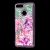 Чохол для Huawei Y6 Prime 2018 Блиск вода рожевий "рожево-фіолетові квіти" 2244175