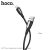 Кабель USB Hoco X39 Lightning Nylon Titan 2.4A 1m черный 2310745