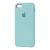Чохол silicone case для iPhone 5 м'ятний 2311779